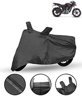 Lakshmina Enterprises Waterproof Two Wheeler Cover for Bajaj(Pulsar 160 NS DTS-i, Black)