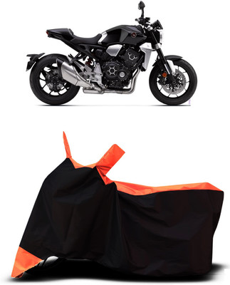 VESMEI Two Wheeler Cover for Honda(CB1000R Plus, Orange)
