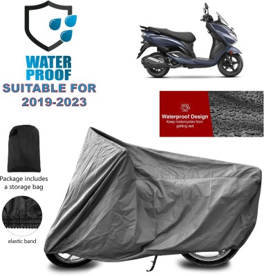 PAGORA Waterproof Two Wheeler Cover for Suzuki(Burgman Street 125, Grey)