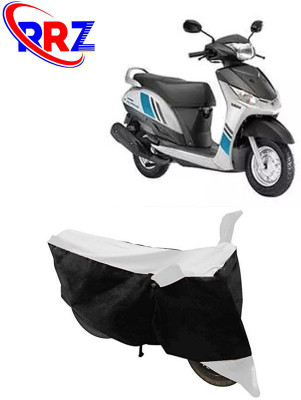 RRZ Waterproof Two Wheeler Cover for Yamaha(Alpha, Black, White)