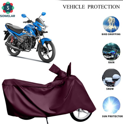 sowelar Waterproof Two Wheeler Cover for Honda(Livo, Maroon)