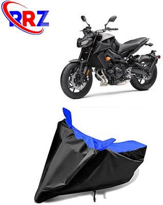 RRZ Waterproof Two Wheeler Cover for Yamaha(MT-09, Black, Blue)