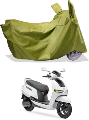 Amexride Two Wheeler Cover for TVS(iQube, Maroon)