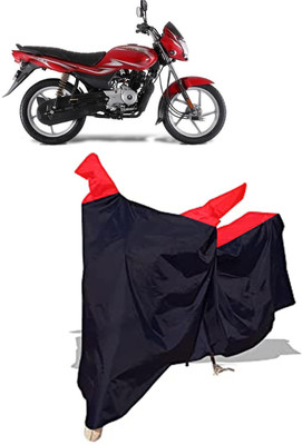 Amexride Two Wheeler Cover for Bajaj(Platina 100 BS6, Black)
