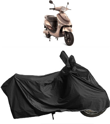 MMSSTAR Waterproof Two Wheeler Cover for Hero Electric(Electric Photon, Black)