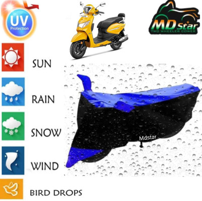 Mdstar Waterproof Two Wheeler Cover for Ola(Electric Optima HS500 ER, Blue)