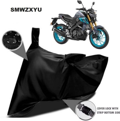 smwzxyu Waterproof Two Wheeler Cover for Yamaha(MT 15 New, Black)