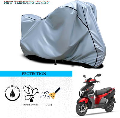 GOSHIV-car and bike accessories Waterproof Two Wheeler Cover for TVS(Ntorq 125, Silver)