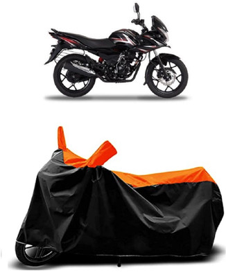 VESMEI Two Wheeler Cover for Bajaj(Discover 150 f, Orange)