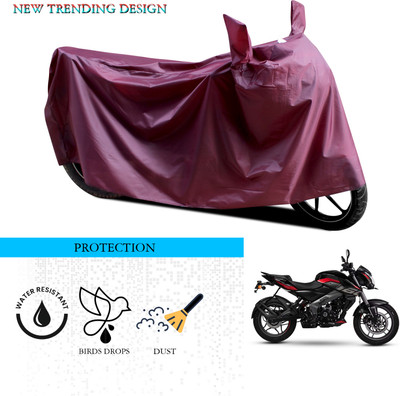 SnehaSales Waterproof Two Wheeler Cover for Bajaj(Pulsar NS 160, Maroon)