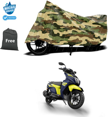CODOKI Waterproof Two Wheeler Cover for TVS(Ntorq 125, Yellow)