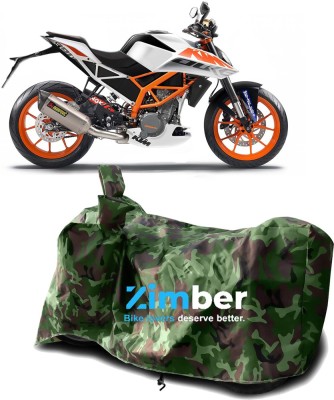 ZIMBER Two Wheeler Cover for KTM(390 Duke, Green)