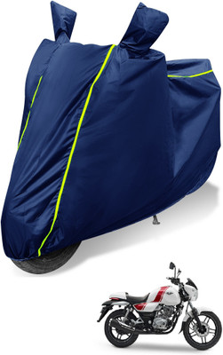 MOCKHE Waterproof Two Wheeler Cover for Vespa(Vespa LX, Blue)