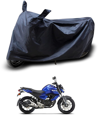 KEDIT Two Wheeler Cover for Yamaha(FZ S V3.0 FI, Black)