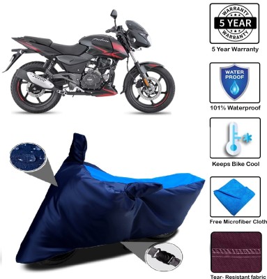 MISSION COLLECTION Waterproof Two Wheeler Cover for Bajaj(Pulsar, Blue)