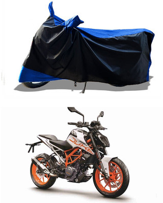 DeepShakshi AUTOMOTIVE Waterproof Two Wheeler Cover for KTM(Duke 390 ABS, Blue)