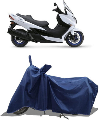 SK AUTO Two Wheeler Cover for Suzuki(Burgman Electric, Blue)