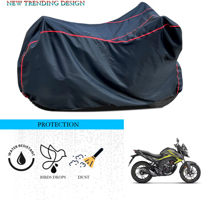 ANTHUB Waterproof Two Wheeler Cover for Honda(CB Hornet 160R, Black)