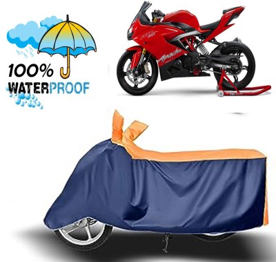 ROYAL AUTO MART Waterproof Two Wheeler Cover for TVS(Apache RR 310, Blue, Orange)