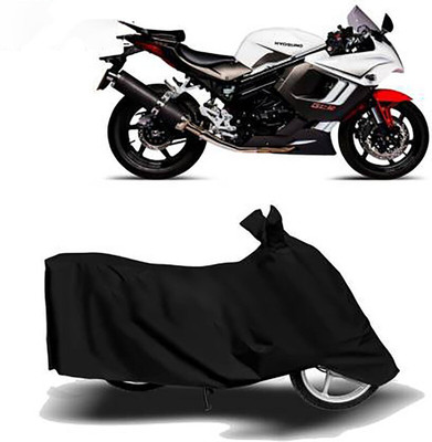 MMSSTAR Waterproof Two Wheeler Cover for Hyosung(GT650R, Black)