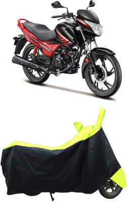 Coxtor Waterproof Two Wheeler Cover for Hero(Glamour Programmed FI, Yellow)