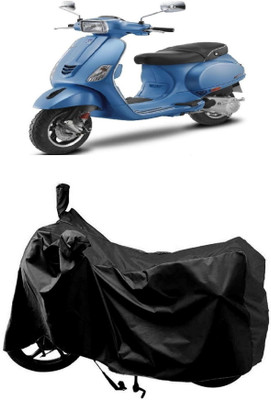AutoKick Two Wheeler Cover for Piaggio(Vespa SXL, Black)