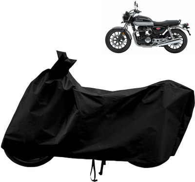 Horseyaart Waterproof Two Wheeler Cover for Honda(Hness CB350, Black)