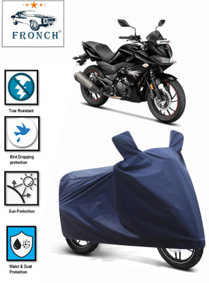 FRONCH Waterproof Two Wheeler Cover for Hero(Xtreme 200S, Blue)