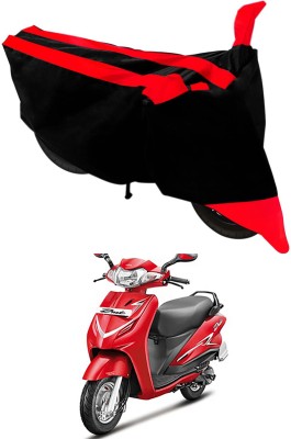 Genipap Two Wheeler Cover for Hero(Duet VX 110CC, Red, Black)