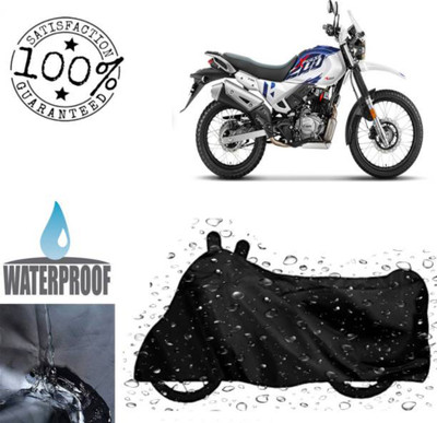 RAAMKM Waterproof Two Wheeler Cover for Hero, Honda, Royal Enfield, TVS(SZ X, Black)