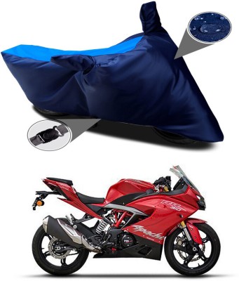 Ascension Two Wheeler Cover for TVS(Apache RR 310, Blue, Blue)