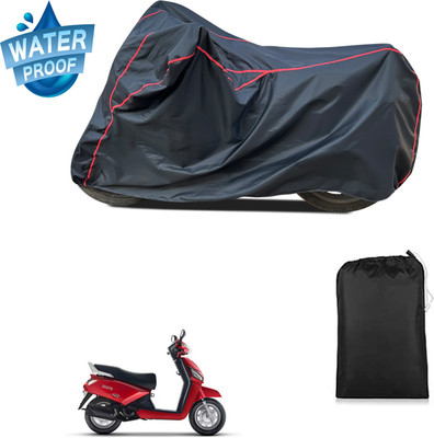 CODOKI Waterproof Two Wheeler Cover for Mahindra(Gusto 125 BS6, Black)
