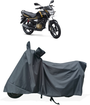 Tricway Two Wheeler Cover for TVS(Victor Premium BS6, Grey)