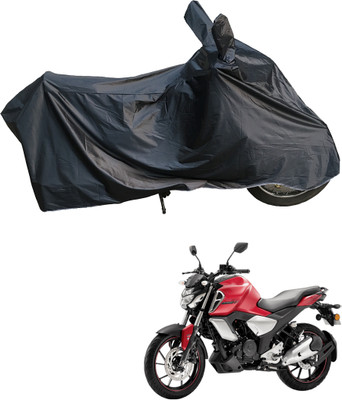 Motodreka Waterproof Two Wheeler Cover for Yamaha(FZ S V3.0 FI, Black)