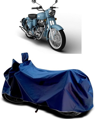 KEDIT Two Wheeler Cover for Royal Enfield(Classic Squadron, Blue)