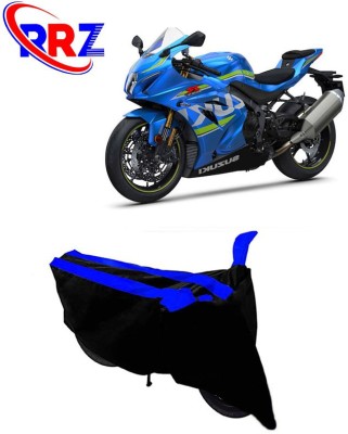 RRZ Waterproof Two Wheeler Cover for Suzuki(GSX R1000, Black, Blue)