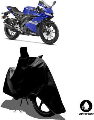 Amexride Waterproof Two Wheeler Cover for Yamaha(YZF R15 S, Black)