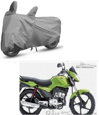 Tritika Waterproof Two Wheeler Cover for Mahindra(Stallio, Grey)