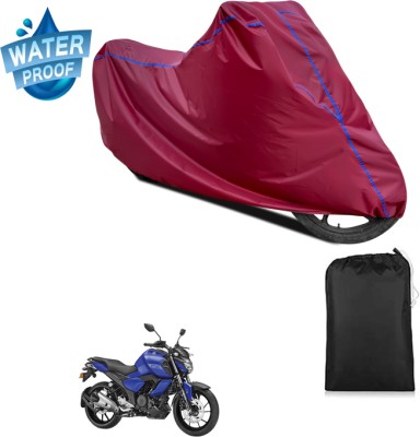 GOSHIV-car and bike accessories Waterproof Two Wheeler Cover for Yamaha(FZ-X, Maroon)