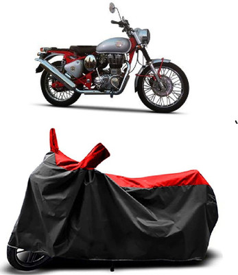 Fastak Two Wheeler Cover for Royal Enfield(Bullet Trials 500, Red)