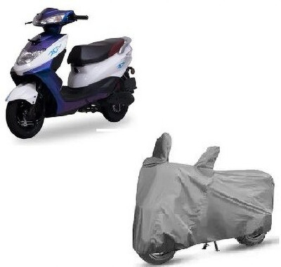 JVBRANGI Two Wheeler Cover for Ampere(Zeal, Grey)