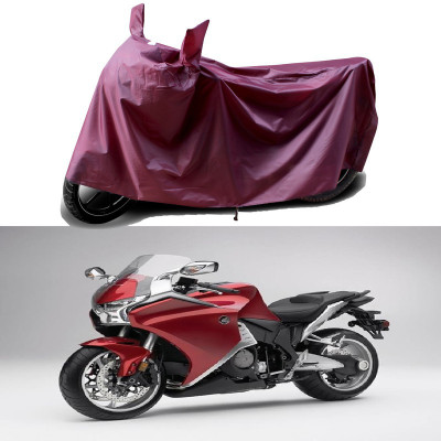 APNEK Waterproof Two Wheeler Cover for Honda(VFR 1200F, Maroon)