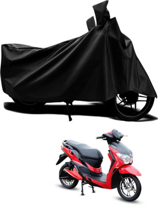 KEDIT Two Wheeler Cover for Hero(Electric Dash, Black)