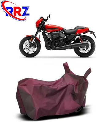 RRZ Waterproof Two Wheeler Cover for Harley Davidson(Street Rod, Maroon)