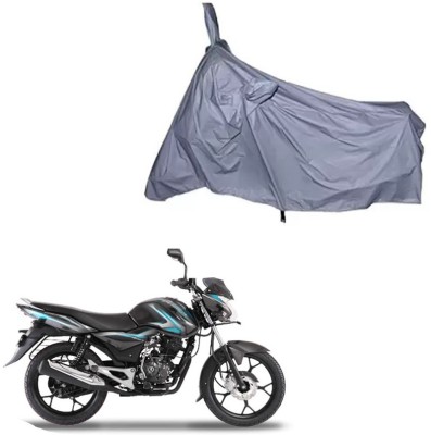 FKOK Waterproof Two Wheeler Cover for Bajaj(Discover 100 DTS-i, Silver)