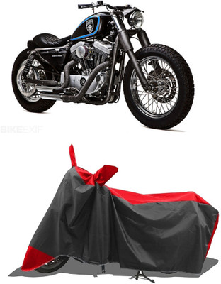 SPECTUS Two Wheeler Cover for Harley Davidson(1200 Custom, Red)