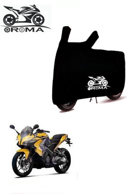Oroma Waterproof Two Wheeler Cover for Bajaj(Pulsar SS400, Black)