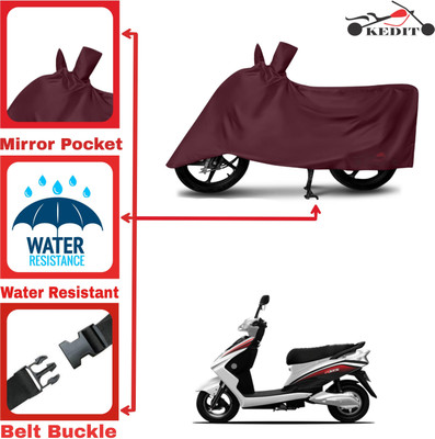 AASHTIK MART Two Wheeler Cover for Okinawa(Raise, Maroon)