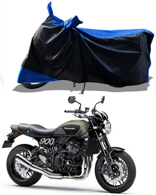 DeepShakshi AUTOMOTIVE Waterproof Two Wheeler Cover for Kawasaki(Z900RS BS6, Blue)