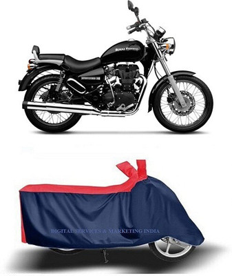DeepShakshi AUTOMOTIVE Waterproof Two Wheeler Cover for Royal Enfield(Thunderbird 350, Blue)